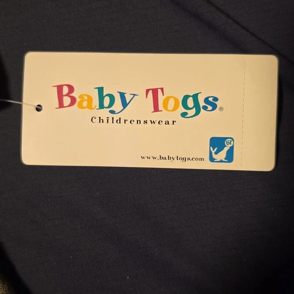 Vtg Baby Togs Boy 6-9 Months 2 Piece Romper Nwt